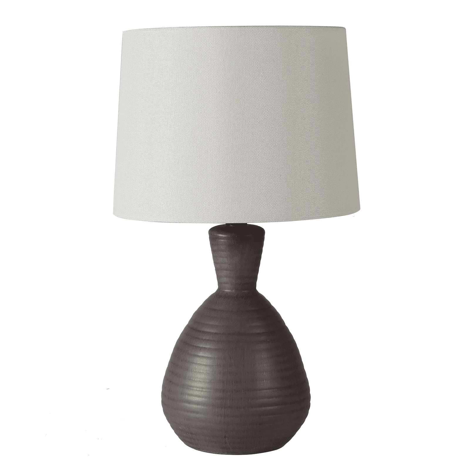 SUNMORY Table Lamps for Living Room, 3 Way Dimmable Ceramic Table Lamps 14.6" Small Space Cute Mushroom Lamp, Farmhouse Table Lamp for Bedroom, Dining, Home Office(Linen Shade)
