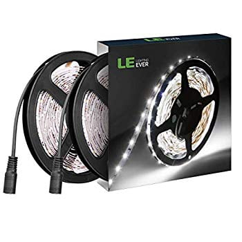 300 LEDs SMD 5050 Flexible 16.4ft Tape Light for Home, LE 12V LED Light Strip 