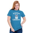 thumbnail image 3 of Llater Losers Nerdy Geeky Cute Llama Men's Graphic T Shirt Tees Brisco Brands 5X, 3 of 6