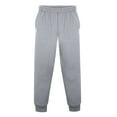 thumbnail image 1 of Hanes Boys ComfortSoft EcoSmart Jogger Sweatpants, M, Light Steel, 1 of 1