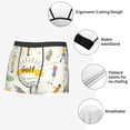 thumbnail image 3 of Gukieu Golf Icons And Golfer Print Men's Boxer Briefs, High Elastic Moisture Wicking Boxer Briefs Underwear-X-Large, 3 of 5