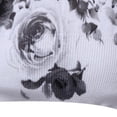 thumbnail image 3 of Richie House Girls White Grey Roses Print Cotton Cardigan Sweater 8/9, 3 of 3