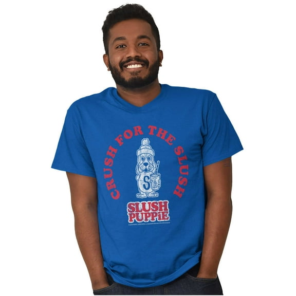 Crush For The Slush Puppie Logo Men's Graphic T Shirt Tees Brisco Brands M