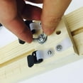 thumbnail image 4 of solid wood paracord bracelet maker knitting tool Knot Braided Parach, 4 of 6