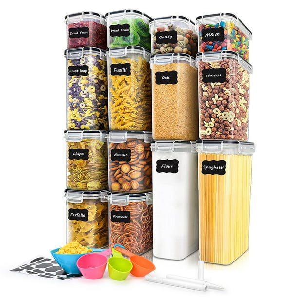 VATENIC Airtight Food Storage Containers Set, 14 PCS Kitchen Storage ...
