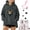 Dark Gray, variant on Pet Carrier Hoodie With Cat Dog Pouch Unisex Cuddle Pocket Sweatshirt for Small Pets