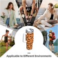 thumbnail image 6 of Halloween Spider Web Bat 40 oz Tumbler with Handle and Straw Lid, Stainless Steel Insulated Travel Coffee Mug, Vacuum Insulated Water Bottle for Home, Office, Car, Keep Hot/Cold for Hours, 6 of 6