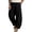 A-Black2198, variant on XIAONU Men's Solid Wide Leg Pants Drawstring Waist Pleated Detail Casual Pants