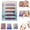 Blue, variant on Magnetic Nail Swatches Book,New Nail Color Display Book,120/180/240 Nail Color Display Book,Magnet Blank Nail Organizer Storage,Nail Art Salon Design Display Booklets (120pcs)