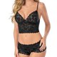 thumbnail image 1 of Encantador conjunto de ropa interior Ropa femenina Tentación transparente Ropa erótica Ropa interior de encaje Conjunto de pijamas Methold QQ1672-01, 1 of 6