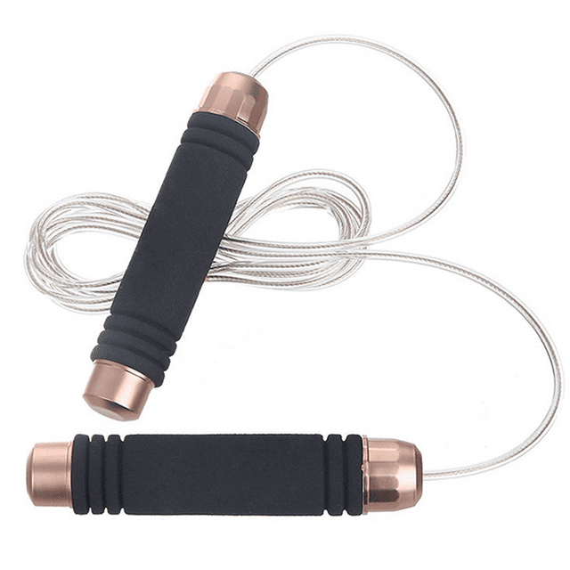 Weighted Jump Rope with Foam Handles - Workout and Fitness - For Toning, Tightening and Arms, Legs