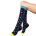 thumbnail image 1 of Bas Bleus Bas de Compression pour Femmes Bas de Compression pour Chaussettes pour Femmes Hommes Circulation, 1 of 4