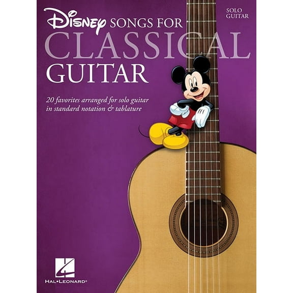 Disney Songs for Classical Guitar, (Paperback)