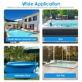 thumbnail image 5 of TeqHome Cordless Handheld Pool Vacuum with Telescopic Pole 21 GPM Powerful Suction 90 Min Runtime 1.8L Debris Chamber IPX8 Waterproof for Above Ground Pool and Inground Pool Blue, 5 of 11