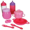 thumbnail image 4 of Lissi: 12" Baby Doll & Accessories Set - Pink - 2 Extra Outfits, Feeding & Care Accessories, Toy Play Blocks, Rubber Duck, Potty Seat, Kids-Toddler 2+, 4 of 7