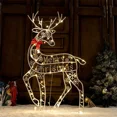 thumbnail image 4 of 3Pc Originali Lighted Deer Reindeer Family Lighted Deer Christmas Decor With Led Lights Light Up Bucks Indoor Or Outdoor Yard, 4 of 6