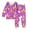 P52 Purple, variant on Tfken Halloween Nightwear Pajama Sets Girls Sleepwear 2 Piece Party Festival Halloween Pumpkin Print Pajamas Tops With Pants Set Homewear Long Sleeve Teen Soft Loungewear Outfit Size 2-3 Years Black