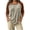 Brown, variant on Women's Raglan Sleeve Velvet Pullover Tops, Color Block Chest Pocket Loose Fit Long Sleeve Shirts for Shopping Trip S-XXL