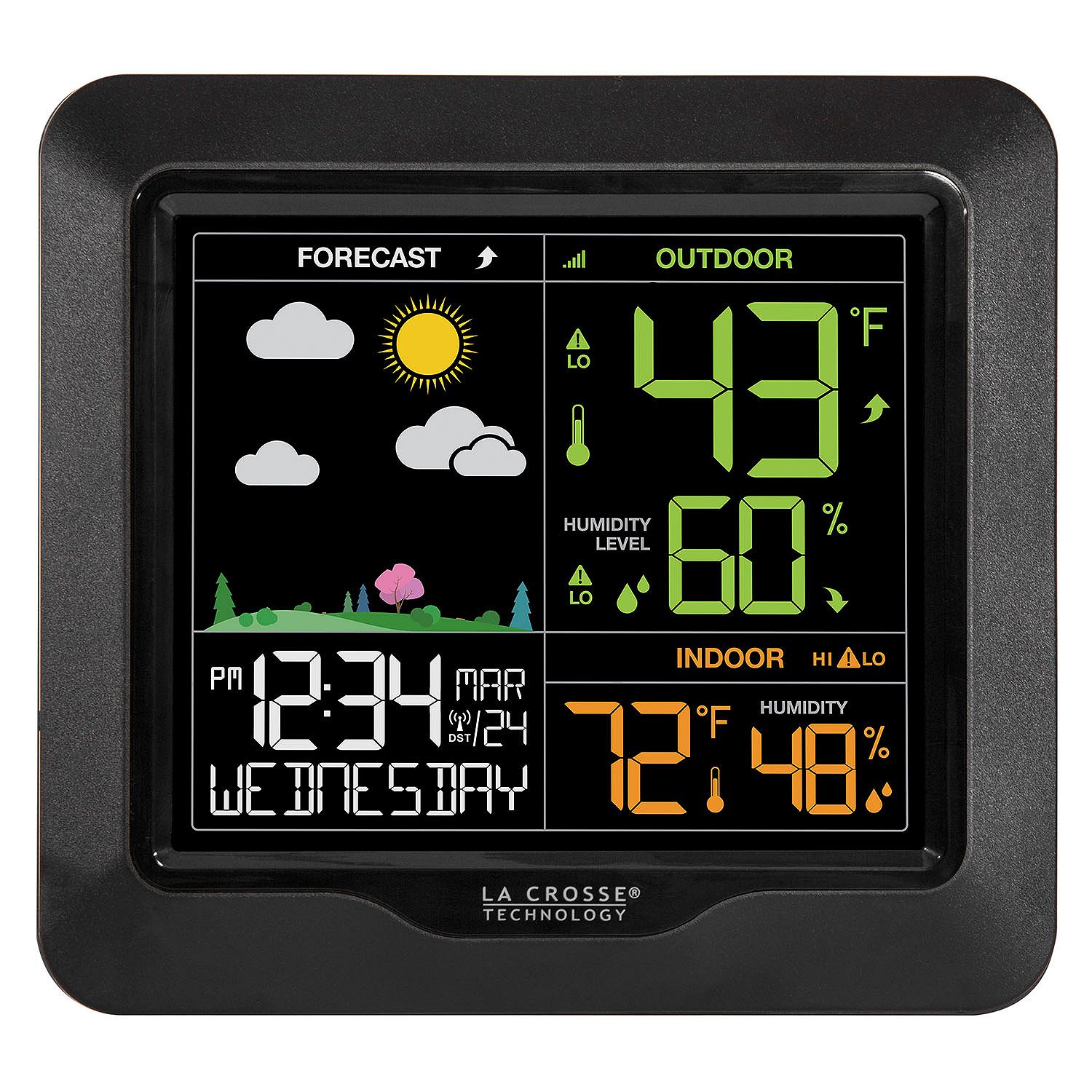 La Crosse Technology Wireless Color Display Weather Forecast Station