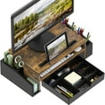 Simple Houseware Sliding Desktop Shelf Desk Monitor Stand Riser with