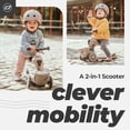 thumbnail image 2 of Scoot & Ride 2-in-1 Scooter w/ Basket, Highwaykick 1 Lifestyle, Brown, 2 of 11