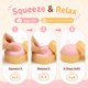 thumbnail image 3 of Pelota antiestrés Squishies Crossunx Dumpling Rosa, juguete fidget, 3 of 8