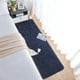 thumbnail image 4 of Pasillo suave de peluche Rug Chicrug 61x244 cm azul marino, 4 of 8