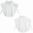 thumbnail image 2 of Camicover Simple Ruffles Fake Collar Detachable Dickey Collar Clothes Accessory (White), 2 of 4