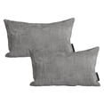 thumbnail image 1 of Cojin Riñonera Decorativa Rectangular Set de 2 Bond Gris Oscuro, 1 of 4