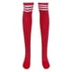 thumbnail image 1 of Calcetines por encima de la rodilla Yinane de Navidad Rojo con rayas blancas, 1 of 8
