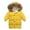 Yellow, variant on Ruyang Girls Padded Puffer Coat Boys Furry Hooded Camouflage Parka Coats Long Down Quilted Jackets Warm Zip Up Outwear