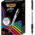 thumbnail image 1 of BIC Gel-ocity Smooth Stic Gel Pen, Fine Point (0.5mm), Black Ink, 36-Count, Vibrant and Smooth Gel Ink Pens-(Black), 1 of 3