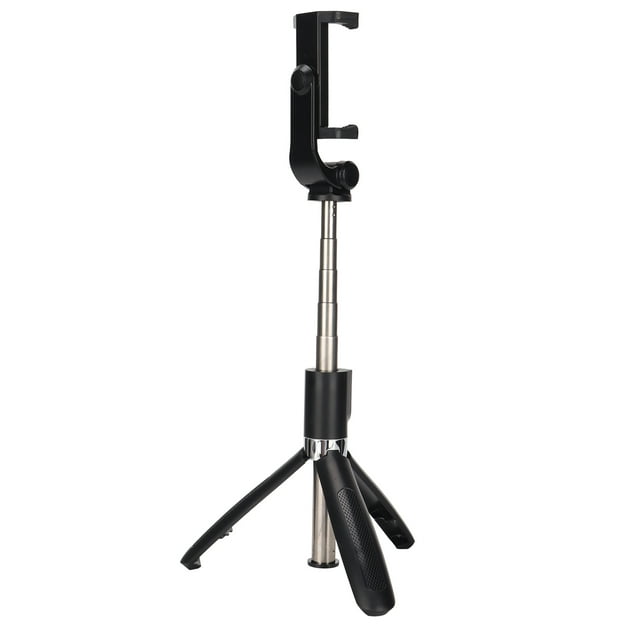 Palo Selfie NikouMX Trípode Extensible con Control Remoto inalámbrico Negro