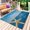 Lake Blue, variant on Coastal Starfish Outdoor Rug for Patio/Deck/Porch, Non-Slip Large Area Rug 5 x 7 Ft, Nautical Marine Life Blue Wooden Grain Indoor Outdoor Rugs Washable Area Rugs, Camping Rug Carpet Runner