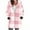 Pink, variant on Cilsoka Plaid Flannel Jacket Women Casual Sherpa Lined Zip up Hooded Cardigan Sweaters Plus Size Plaid Shacket Fall Winter Teddy Coat