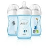 Philips AVENT Blue Monkeys Bundle: Natural Bottles, 9 oz, 3 Pack + Pacifiers, 2 count