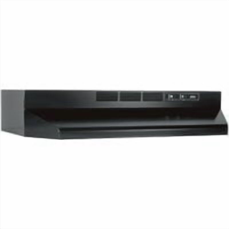 Broan-NuTone 413023 ADA Capable Non-Ducted Under-Cabinet Range Hood, 30-Inch, Black