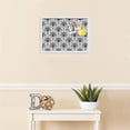 thumbnail image 3 of PinPix 21x15 Custom Cork Bulletin Board Grand Floral Motif Poster Board Has a Fabric Style Canvas Finish, Framed in Grand Floral Motif, by ArtToFrames (PinPix-181), 3 of 5