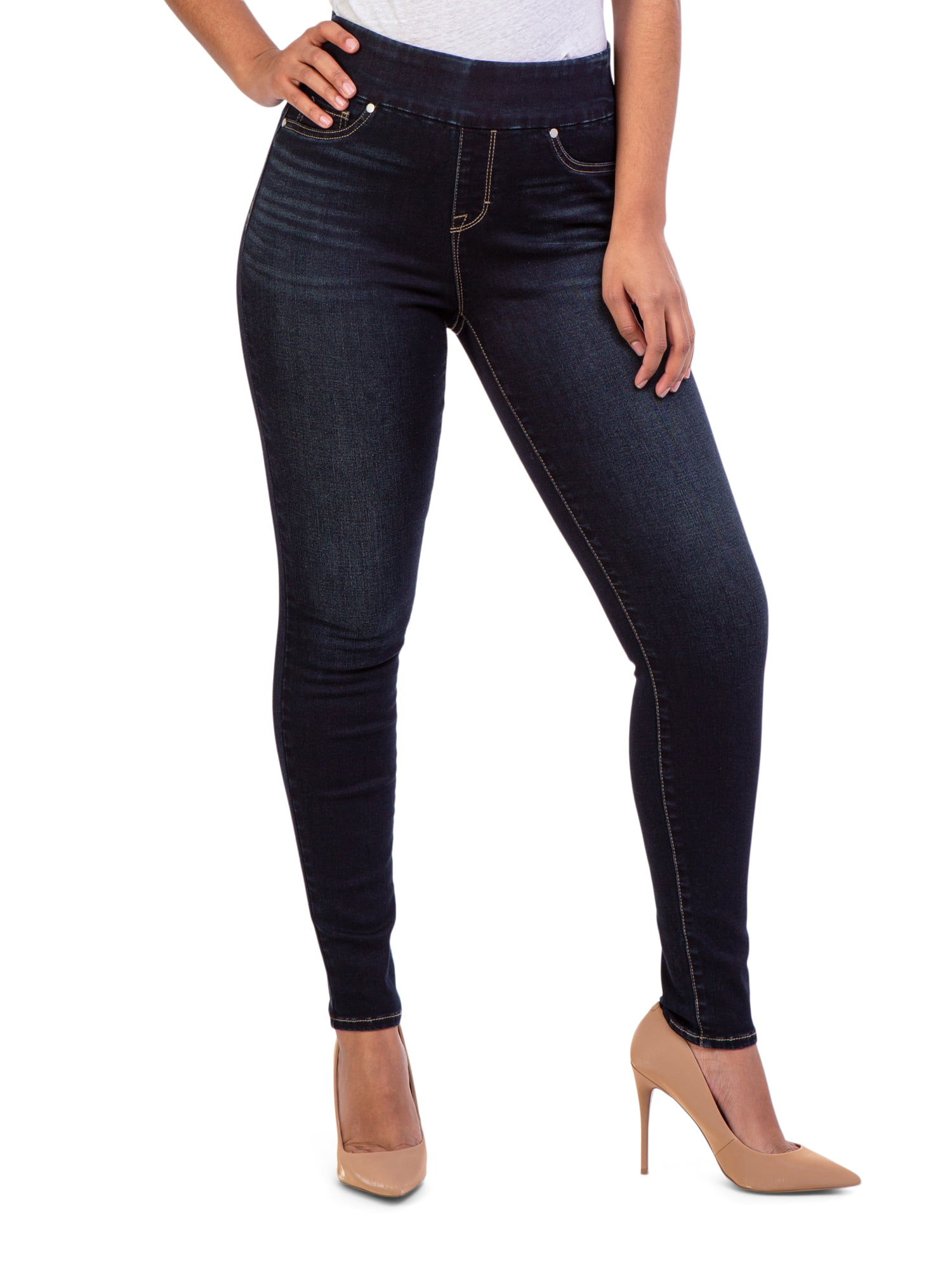 Jordache Women's High Rise Curvy Jeans - Walmart.com