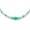 Multi-Color-Amazonite, variant on Womens Semi-Precious Natural Stone Graduated Bead Ball Strand Necklace 16-18 Inch