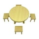 thumbnail image 3 of Mesa de comedor de madera para casa de muñecas, modelo de silla, para regalo de niños y niñas, escala 1:12, 3 of 9