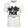 thumbnail image 2 of Unisex Nike White Miami Heat 2025 NBA Playoffs On-Court Mantra T-Shirt, 2 of 3