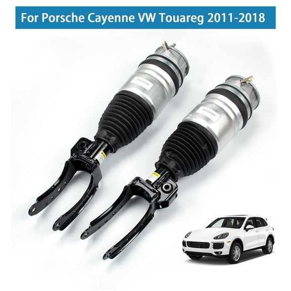 For 2011-18 Porsche Cayenne S GTS Base Turbo Sport Front Air Suspension Struts