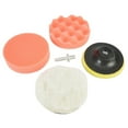 thumbnail image 5 of 5x4 Car Polishing Waxing Buffing Pad Kit Compound Sponge Foam+Drill Adapter, ., 5 of 7