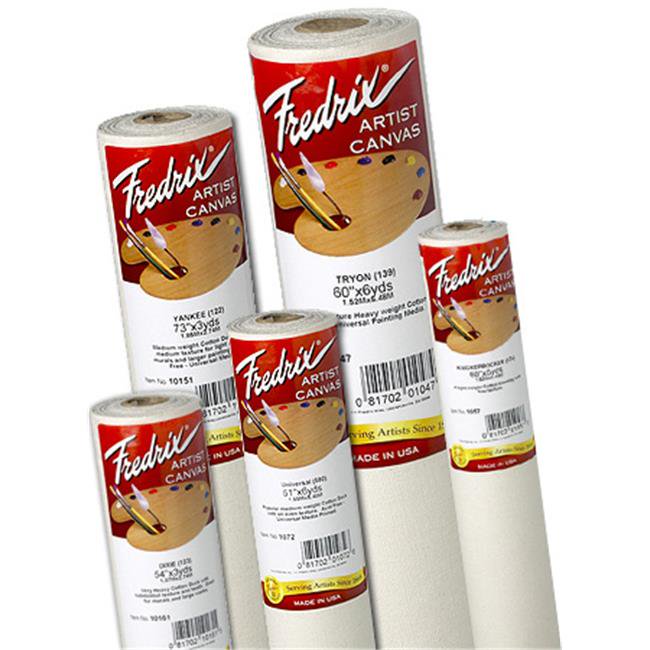 Fredrix T1022 96 in. x 6 yards Acrylic Primed Cotton Canvas Roll
