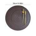 thumbnail image 5 of 15 Inch Boho Placemats,Waterproof PVC Table Mat,Heat Resistant Wipeable Non-Slip Placemat for Kitchen Dining Decor, 5 of 8