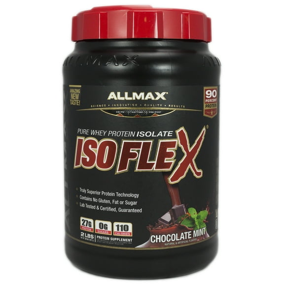 AllMax Nutrition - IsoFlex Pure Whey Protein Isolate Chocolate Mint - 2 lbs.
