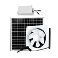 thumbnail image 2 of Extractor de aire solar de 12 V para cocina, ático 10 pulgadas, 2 of 9