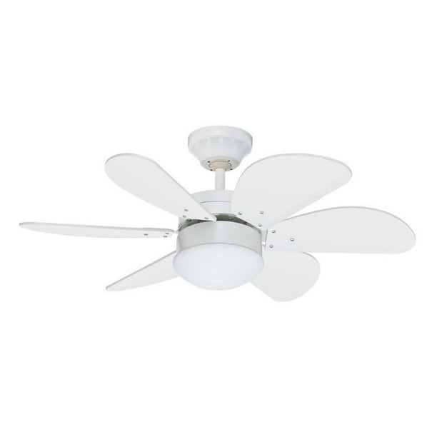 Ventilador de Techo Hunter Sprint Blanco con luz 30 Pulgadas