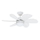 thumbnail image 1 of Ventilador de Techo Hunter Sprint Blanco con luz 30 Pulgadas, 1 of 5